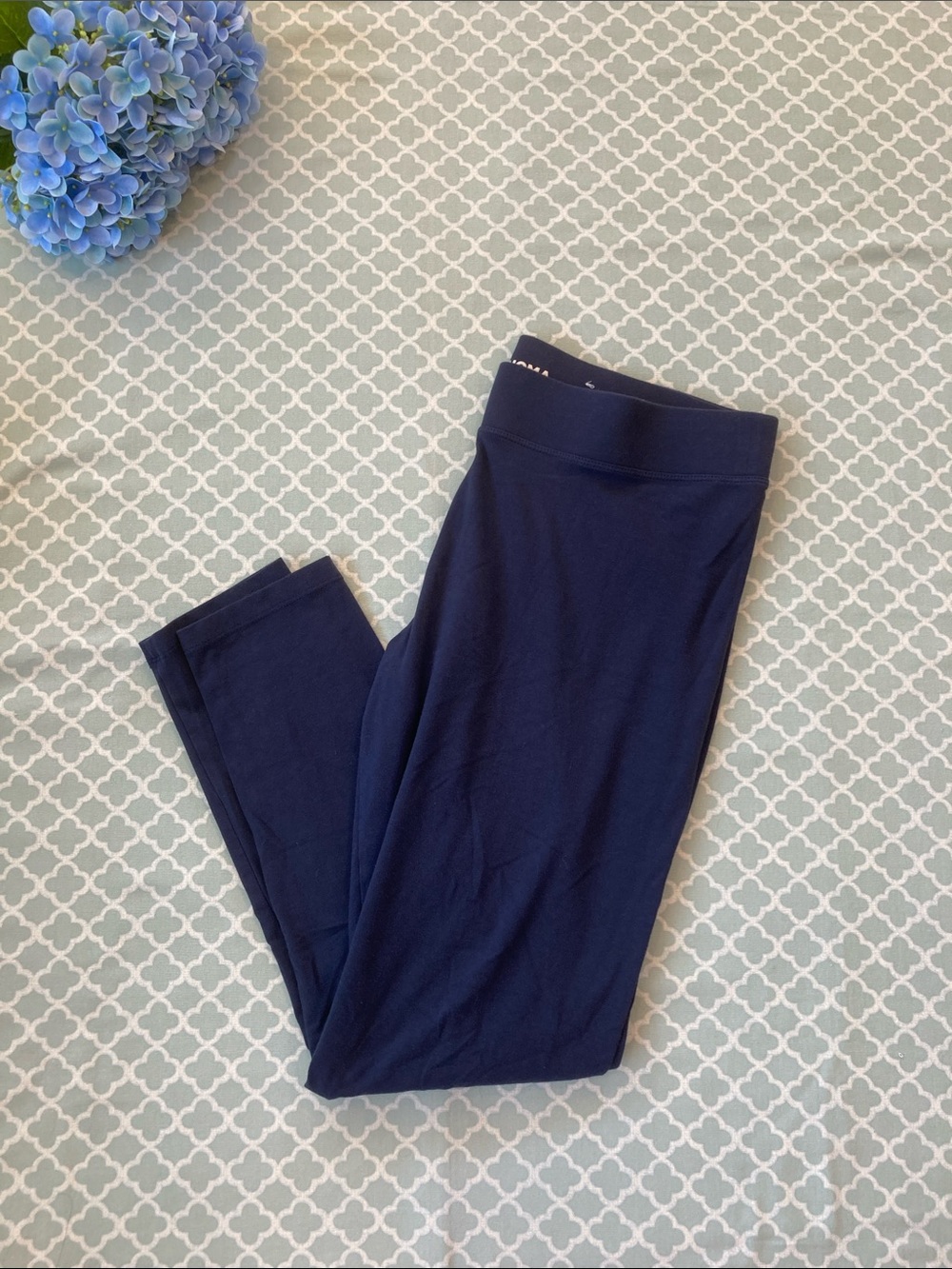 Sonoma Navy Leggings Ankle Length XL